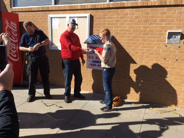 Eagle Scout Flag Drop Box Project